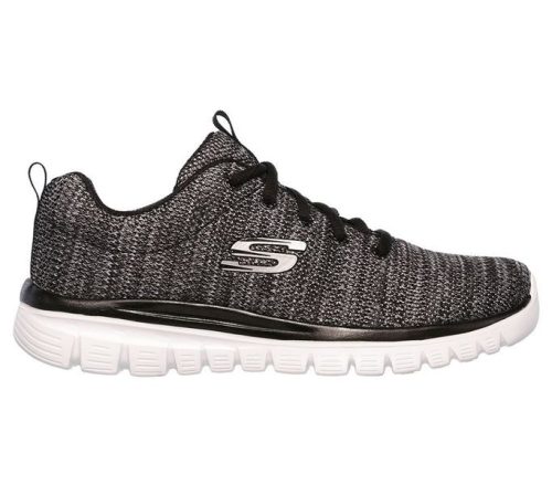 Skechers női cipő - 12614-BKW