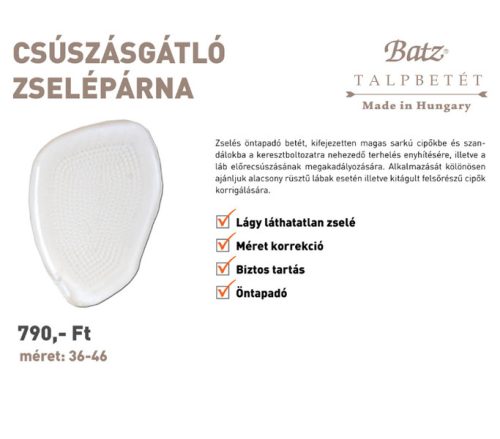 Batz talp betét női Talpbetét - 920 Csuszas p