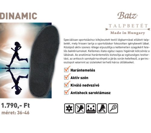 Batz talp betét unisex Talpbetét - 925 Dinamic