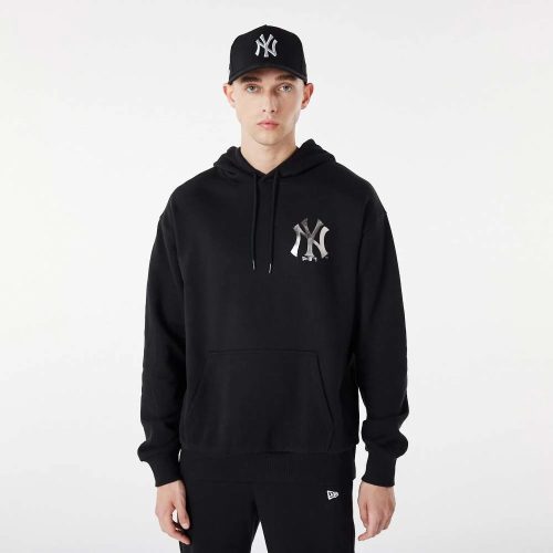 New Era MLB BP METAL PO HOODY NEYYAN BLKMTS Női pulóver - SM-60292364